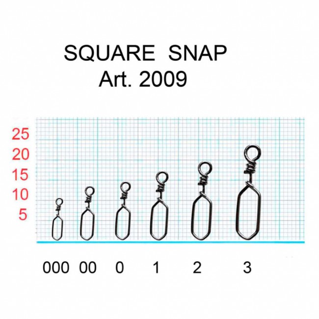 Застежка Fish Season Square