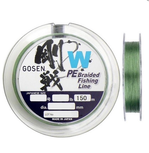 Шнур Gosen W4 braid 150м Moss Green