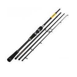 Удилище спиннинговое Sportex Black Pearl Travel BP2422 GT-3 2.40m 18-52g (4-част.+ тубус)