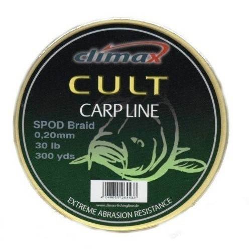 Шнур сподовый Climax Cult Spod Braid 274м (Желтый)