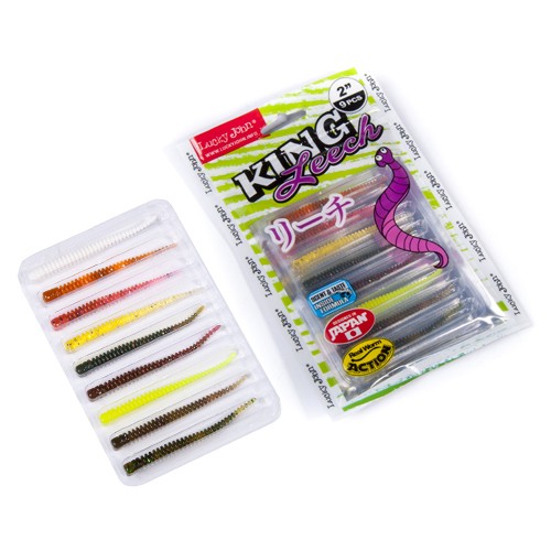 Слаги съедобные Lucky John Pro Series KING LEECH 2