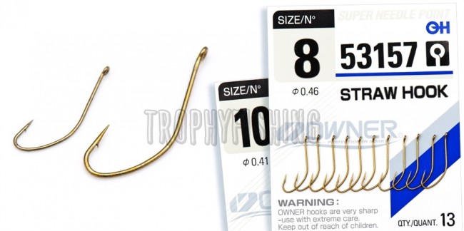 Крючок OWNER C'ultiva 53157 Straw Hook (размер №14  в упаковке 15шт)