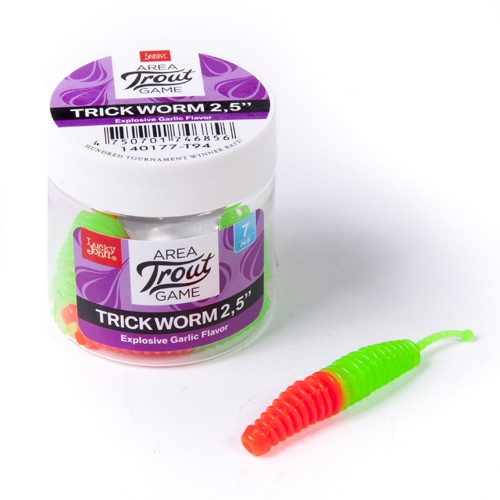 Слаги съедобные Lucky John Pro Series TRICK WORM 2,0in (05.00) 10шт Слаги съедобные Lucky John Pro Series TRICK WORM 2,0in (05.00) 10шт