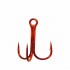 Крючок Fish Season ТРОЙНОЙ с круглым поддевом  Red