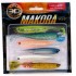 Виброхвосты Lucky John 3D Series MAKORA SHAD TAIL 4.0in (10,00) 6шт