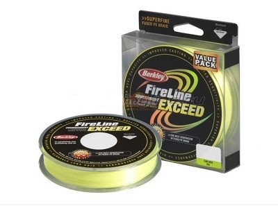 Плетеный шнур Berkley Fireline Exceed Flame Green , 110m