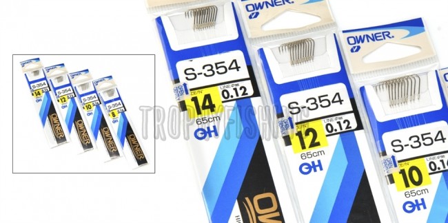 Крючок OWNER 50354 с поводком без петли 65см. CHIKA