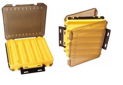 Коробка Kosadaka TB-S31A-Y, 34*21.5*5см  двухсторонняя, жёлтая