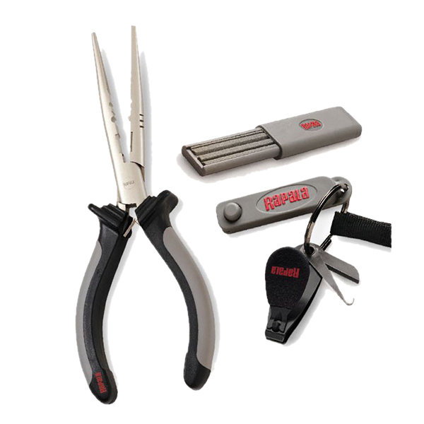 Комбо-набор Rapala 9 (плоскогубцы (16см.); точило для крючков; кусачки)